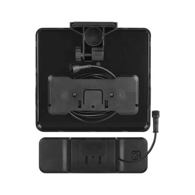 Прожектор EMOS сонячний світлодіодний 1300 лм IP54 4000K PIR (ZG112S) - зображення 3