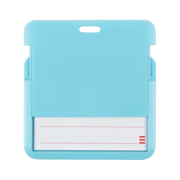 Бейдж Axent слайдер горизонтальний, 85х54мм ,блакитний (4500H-22-A) - picture 3