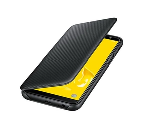 Чохол-книжка Samsung Wallet Cover для Samsung Galaxy J6 SM-J600 Black (EF-WJ600CBEGRU) зображення 1