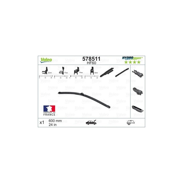 Щітка склоочисника Valeo 578511 - зображення 5