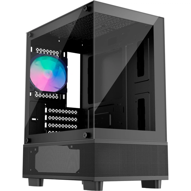 Корпус 1stPlayer Mi2-A-2F2R(AP)-1F2(AP)-BK - изображение 1