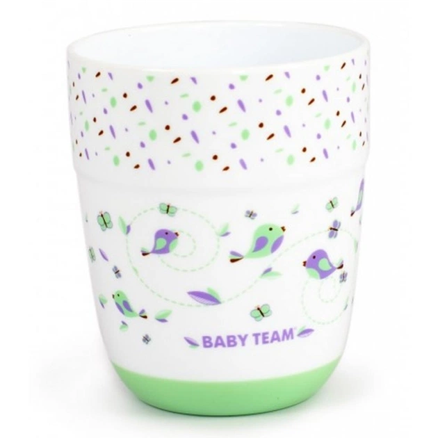 Набір дитячого посуду Baby Team тарілка, миска, чашка (6093) - picture 4