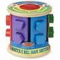 Развивающая игрушка Melissa&Doug Деревянный сортер-крутилка (MD19041) - уменьшенное изображение 1