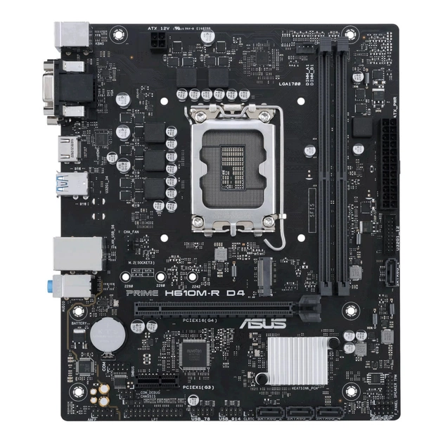 Материнська плата ASUS PRIME H610M-R D4-SI - зображення 1