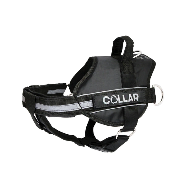 Шлей для собак Dog Extreme Police N5 с фонариком 85-115 см черная (07131) - изображение 1