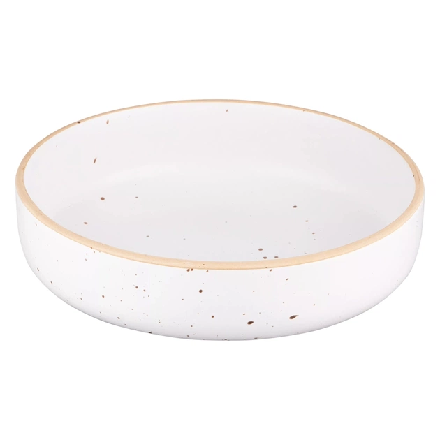 Тарілка ARDESTO Midori, 680мл, 18.5см, кераміка, білий (AR0118MW) - зображення 1