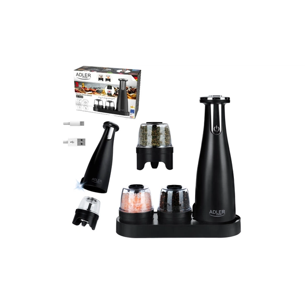 Млинок для спецій Adler AD 4449 black (AD4449B) - picture 6
