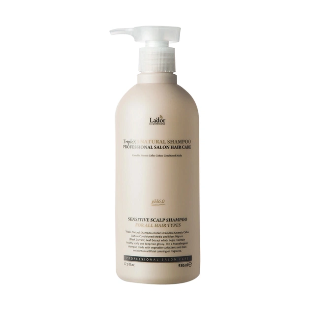 Шампунь La'dor Triplex Natural Shampoo Безсульфатний 530 мл (8809500810629) - изображение 1