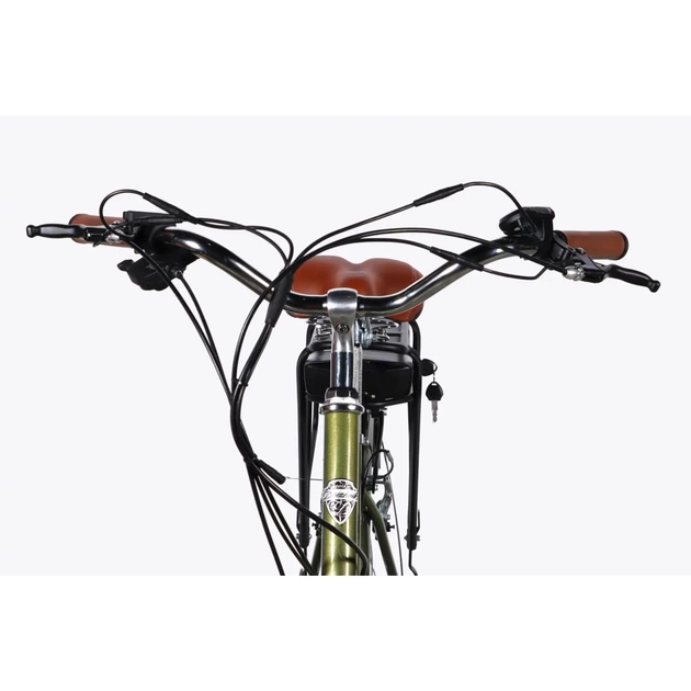 Електровелосипед Dorozhnik 28" eRETRO Vbr FR рама-19" 36B 13А*г 500Вт 2026 темно-зелений (ELB-D-28-110) - picture 6