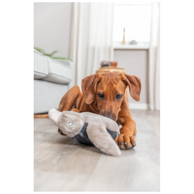 Іграшка для собак Trixie BE NORDIC Черепаха Хауке 34 см сіра (4011905360621) - picture 8