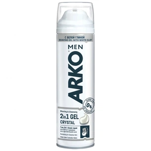 Гель для гоління ARKO Men Crystal 2 в 1 200 мл (8690506497354) зображення 1