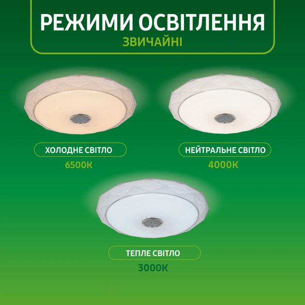 Світильник Eurolamp SmartLight RGB 72W 3000-6500K (LED-ESL-72W-N5) - зображення 5