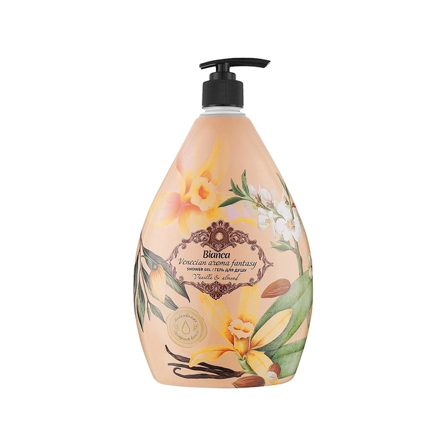 Гель для душа Bianca Venecian Aroma Fantasy С экстрактом ванили и маслом миндаля 1000 мл (4823107605659) - изображение 1