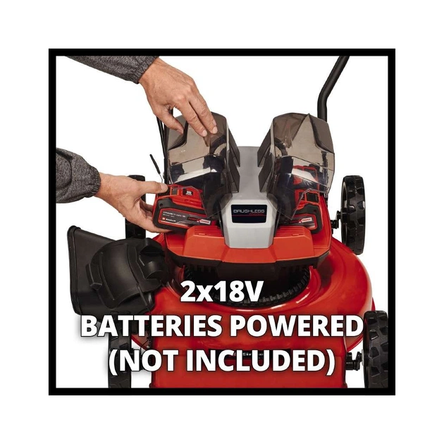 Газонокосарка Einhell GE-CM 36/48 Li M - Solo, 36В, PXC, 48 см, мульчування (без АКБ і ЗП) (3413054) - picture 6