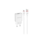 Зарядний пристрій BOROFONE BA20A Sharp charger set(Lightning) White (BA20ALW) - зменшене зображення 1