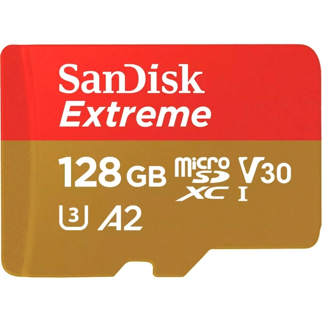 Карта пам'яті SanDisk 128GB microSD class 10 UHS-I Extreme For Action Cams and Dro (SDSQXAA-128G-GN6AA) - picture 3
