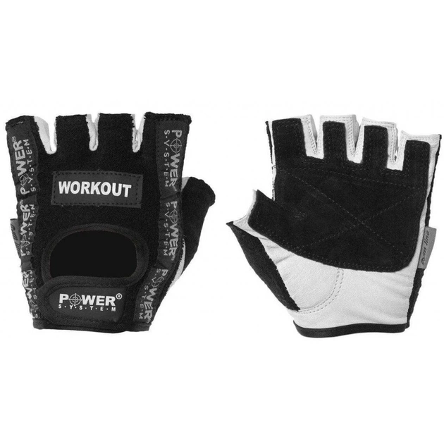 Рукавички для фітнесу Power System Workout PS-2200 S Black (PS-2200_S_Black) - изображение 1