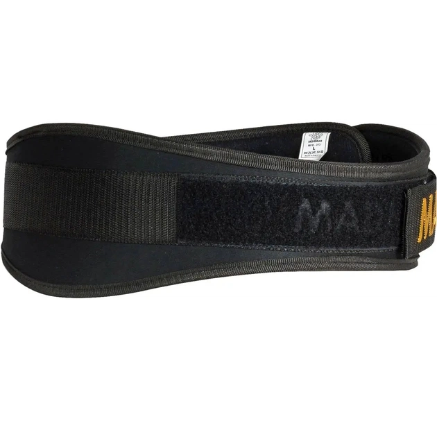 Атлетичний пояс MadMax MFB-313 Body Conform неопреновий Black M (MFB-313_M) - picture 3