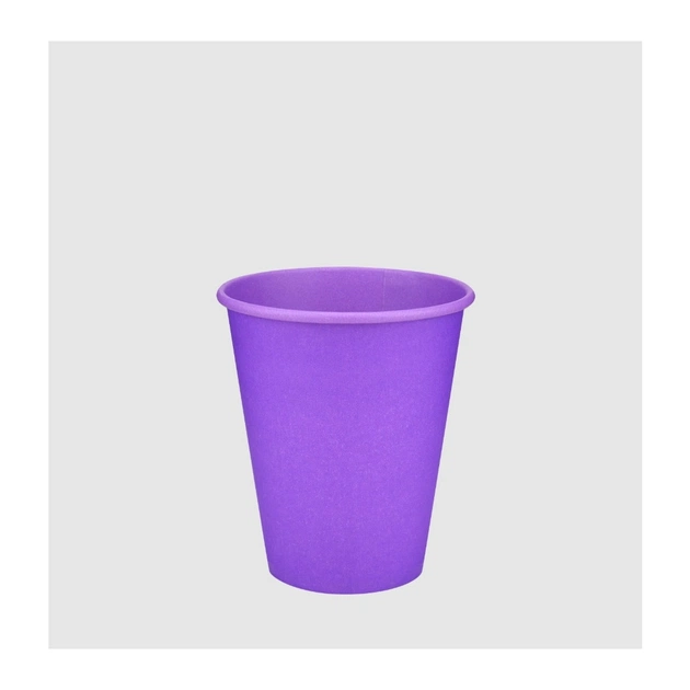 Стаканы одноразовые Buroclean LAVANDA CUP бумажные 175 мл 50 шт (1080049) - изображение 1