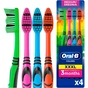 Зубна щітка Oral-B Colors Середньої жорсткості 4 шт. (8001090675521) - уменьшенное изображение 1