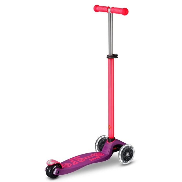 Самокат Micro Maxi Deluxe Neon LED" Ультра рожевий" (MMD233) - изображение 3