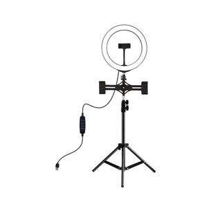 Набір блогера Puluz Ring USB LED lamp 10"+ tripod 1.1m (PKT3053B) picture 1