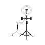 Набір блогера Puluz Ring USB LED lamp 10"+ tripod 1.1m (PKT3053B) - preview 1