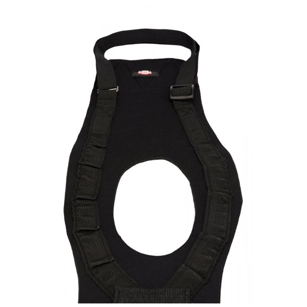 Шлея для собак Trixie Пояс підтримуючий неопреновий чорний M: 55 - 65 см (4053032407459) - picture 5