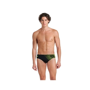 Плавки Arena Foggy Dots Swim Briefs 008482-506 чорний, жовтий 80 (3468337530947) зображення 1