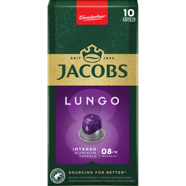 Кофе в капсулах Jacobs Lungo 8 Intenso 10 шт - изображение 2