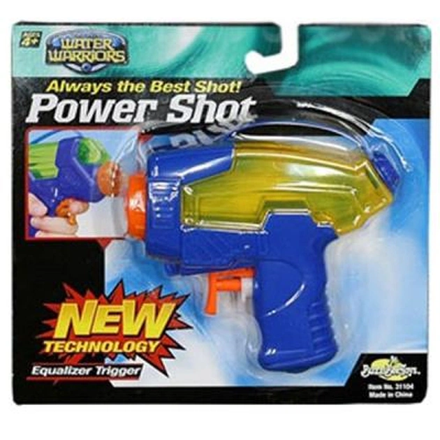 Іграшкова зброя BuzzBeeToys Power Shot Blaster, синій з жовтим (31103-2) - зображення 1
