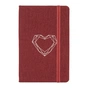 Книга записна Optima Heart А5 128 аркушів клітинка (O27191-03) - уменьшенное изображение 1