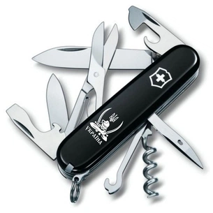 Ніж Victorinox Climber Ukraine Козак з шаблями (1.3703.3_T1110u) зображення 1
