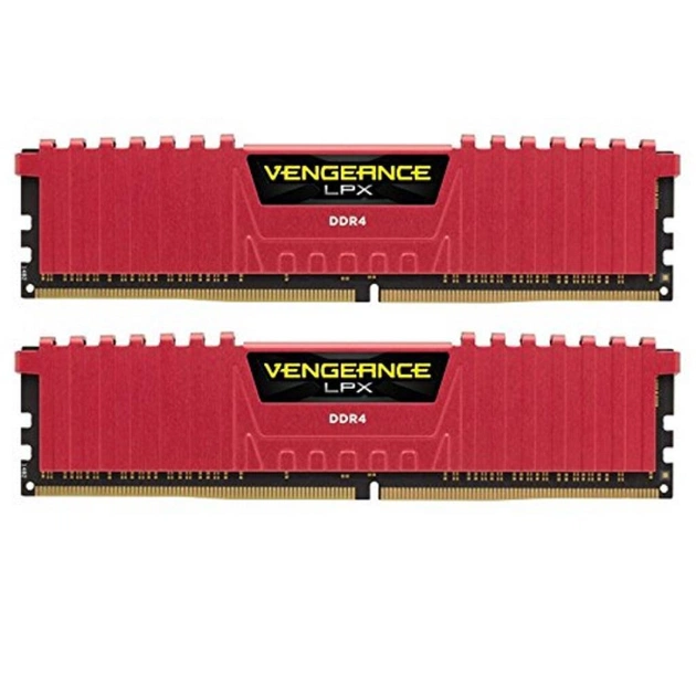 Модуль пам'яті для комп'ютера DDR4 32GB (2x16GB) 2666 MHz Vengeance LPX Red Corsair (CMK32GX4M2A2666C16R) - изображение 1