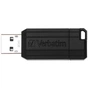 USB флеш накопичувач Verbatim 64GB Store 'n' Go PinStripe Black USB 2.0 (49065) - зменшене зображення 2