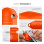Чехол для наушников Armorstandart Hang Case For Apple AirPods Pro 3 Orange (ARM88278) - уменьшенное изображение 5