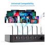 Зарядний пристрій Choetech 6xUSB 68W Charing Station (6хUSB-A) 2xMicroUSB 2xLighting 2xUCB-C (Q3008-EU-BK) - зменшене зображення 6