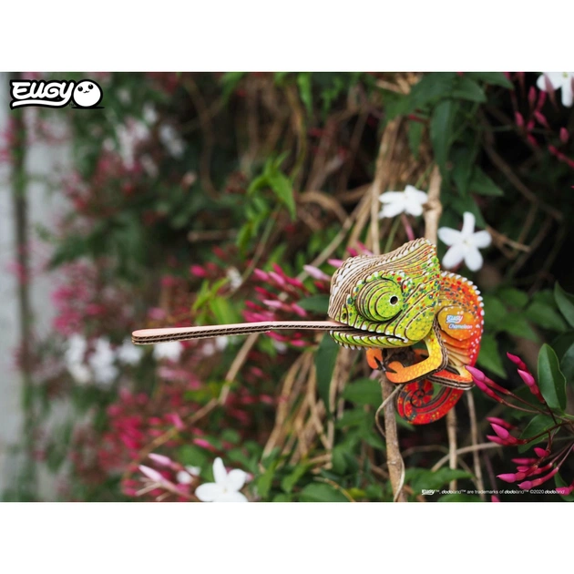 Пазл Eugy 3D Зоопарк Хамелеон (XEG-075) - picture 9