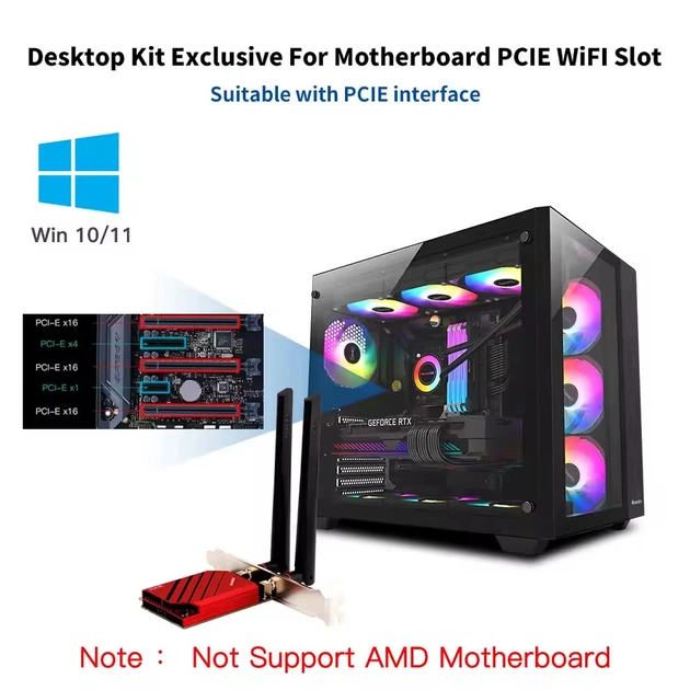 Бездротовий адаптер Fenvi FV-BE8800 - picture 8