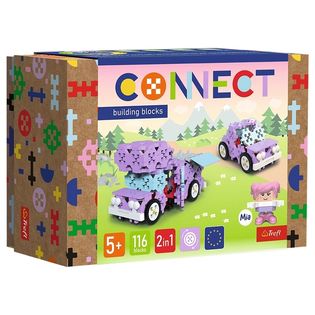 Конструктор Trefl Connect 2 в 1, 116 деталей (5900511619683) - зображення 1