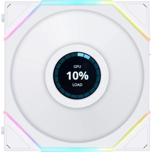 Кулер до корпусу Lian Li Reverse TL LCD 120-1, White Cooler (G99.12RTLLCD1W.00) зображення 1