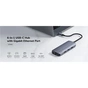 Концентратор Cudy USB-C 6-in-1 1xHDMI 4K + 1xUSB-C + 1xUSB 3.0 5Gbps + 2xUSB 2.0 (UH606) - уменьшенное изображение 3