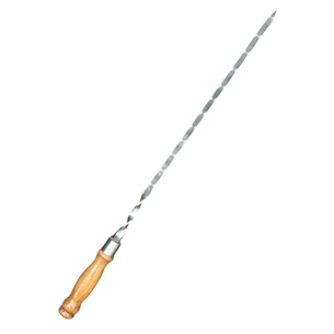 Шампур Metalzavod 630х12х3мм світлий (SHMP-DR-630x12x3-LT) зображення 1