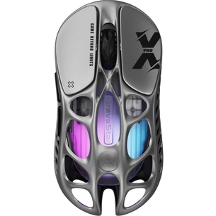 Мишка GravaStar Mercury X Pro 8K Wireless/Bluetooth/USB Grey (GSXPRO_GRY) зображення 1