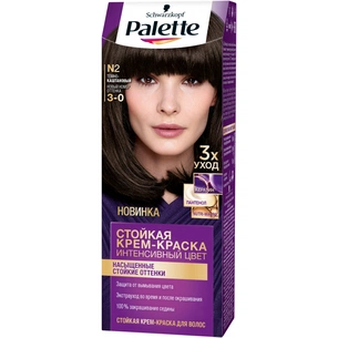 Фарба для волосся Palette 3-0 Темно-каштановий 110 мл (3838905551566) зображення 1