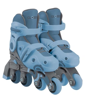 Роликові ковзани Globber 2в1 сіро-сині р.30-33, до 60кг, 5+ (783-200) зображення 1