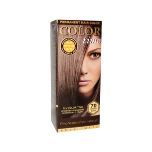 Фарба для волосся Color Time 70 - Темний попелясто-русявий (3800010502580) зображення 1