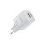 Зарядний пристрій Choetech GaN USB-A/USB-C 33W QC3.0/PD/PPS (PD5006-EU-WH) - зменшене зображення 1