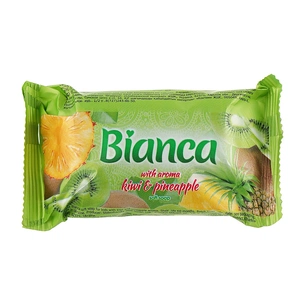 Тверде мило Bianca З ароматом ківі і ананасу 140 г (4823107602443) зображення 1