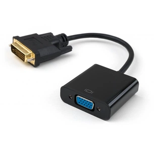 Перехідник DVI 24+1 M to VGA F 1080p Vinga (VCPDVI241VGA) зображення 1